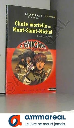Imagen del vendedor de Cahier de vacances - Enigmes vacances Chute mortelle au Mont Saint-Michel a la venta por Ammareal