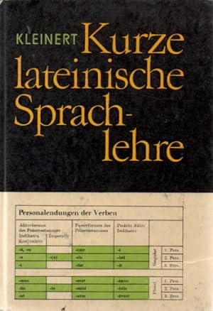 Seller image for Kurze lateinische Sprachlehre. for sale by Auf Buchfhlung
