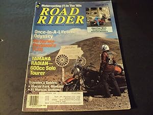 Bild des Verkufers fr Road Rider Magazine Jan 1990 Harley-Davidson's FHHS, Yamaha 600cc Solo zum Verkauf von Joseph M Zunno
