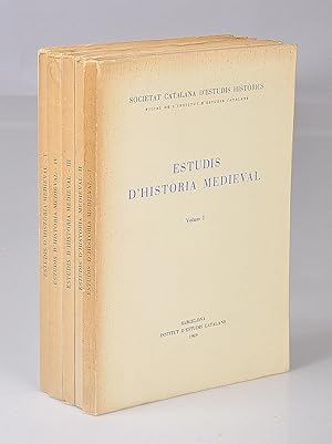 Estudis d'Historia Medieval Volum I - II - III - IV - V