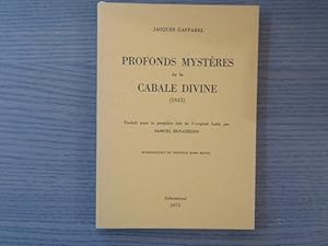 Bild des Verkufers fr PROFONDS MYSTERES DE LA CABALE DIVINE. ( 1625 ). Traduit pour la premire fois de l'original latin par Samuel Ben-Chesed. Introduction du docteur Marc Haven. zum Verkauf von Tir  Part