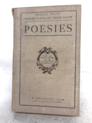 Image du vendeur pour Poesies mis en vente par World of Rare Books