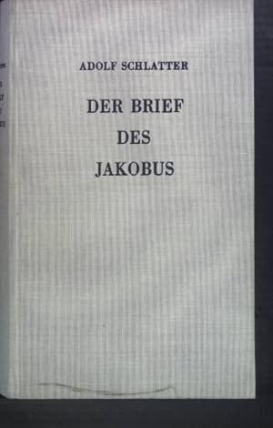 Bild des Verkufers fr Der Brief des Jakobus. zum Verkauf von books4less (Versandantiquariat Petra Gros GmbH & Co. KG)