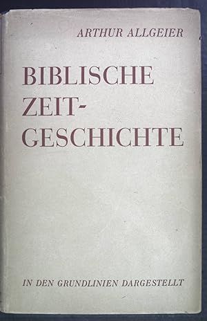 Bild des Verkufers fr Biblische Zeitgeschichte in den Grundlinien dargestellt. zum Verkauf von books4less (Versandantiquariat Petra Gros GmbH & Co. KG)