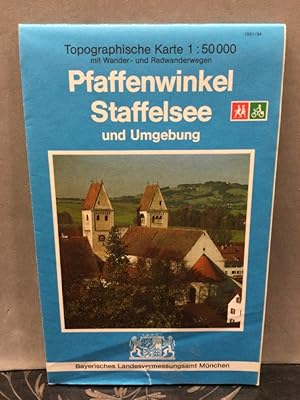 Pfaffenwinkel, Staffelsee und Umgebung : mit Wander- und Radwanderwegen Topographische Karte 1 : ...