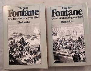 Der deutsche Krieg von 1866, Konvolut von 2 Bänden [2 Bücher]. Feldzug in West-und Mitteldeutschl...