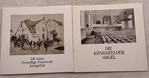 Freiwillige Feuerwehr Königsfeld, Konvolut von 2 Heften [2 Hefte]. Festprogramm 100 Jahre Freiwil...