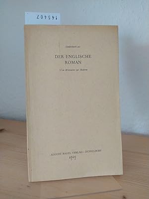 Richardson - Clarissa. [Von Theodor Wolpers]. (= Sonderdruck aus: Der englische Roman. Vom Mittel...