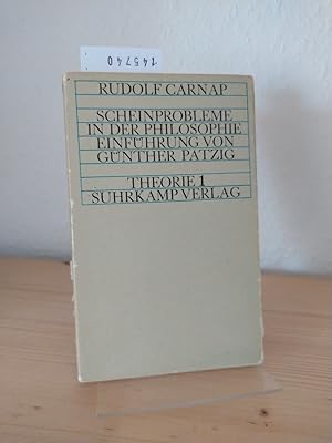 Bild des Verkufers fr Scheinprobleme in der Philosophie. Das Fremdpsychische und der Realismusstreit. [Von Rudolf Carnap]. Nachwort von Gnther Patzig. zum Verkauf von Antiquariat Kretzer