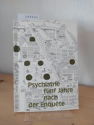 Bild des Verkufers fr Psychiatrie in der Bundesrepublik Deutschland fnf Jahre nach der Enquete. Tagungsbericht. [Herausgegeben von Heinz Hfner & Walter Picard]. (= Tagungsbericht, Band 5). zum Verkauf von Antiquariat Kretzer