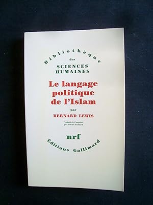 Le langage politique de l'Islam -