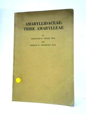 Bild des Verkufers fr Amaryllidaceae: Tribe Amarylleae zum Verkauf von World of Rare Books