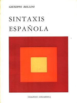 Bild des Verkufers fr Sintaxis Espanola zum Verkauf von Librodifaccia