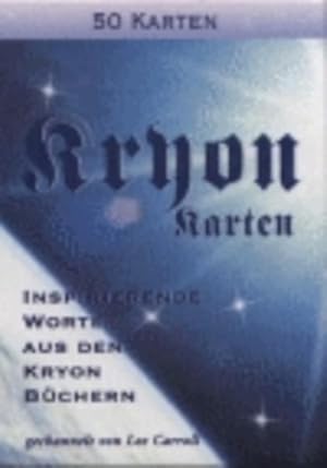 Immagine del venditore per Kryon-Karten : inspirierende Worte aus den Kryon-Bchern. gechannelt von Lee Carroll. [Card design: Summer McStravick. Aus dem Engl. von Nayoma de Haen] / Edition Assunta venduto da Antiquariat Mander Quell