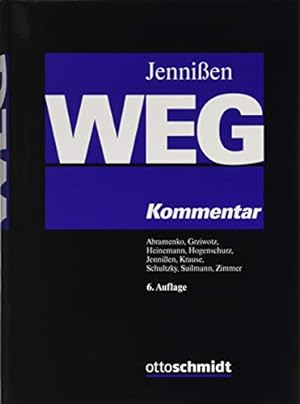 Seller image for WEG : Wohnungseigentumsgesetz : Kommentar. for sale by nika-books, art & crafts GbR