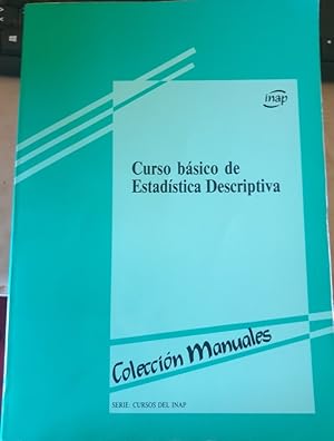 Imagen del vendedor de CURSO BASICO DE ESTADISTICA DESCRIPTIVA. a la venta por Libreria Lopez de Araujo