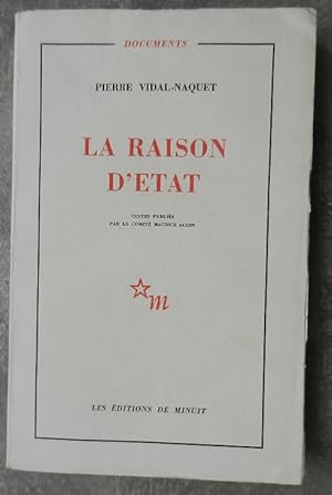 La raison d'Etat.