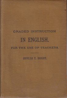 Graded Instruction in English for the Use of Teachers