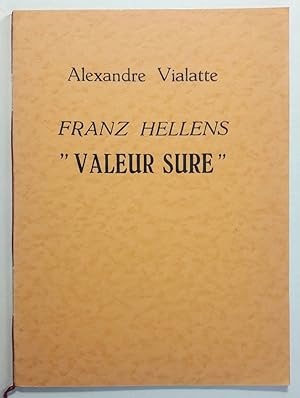 Franz Hellens . " Valeur sure".