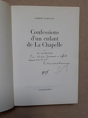 CONFESSIONS D'UN ENFANT DE LA CHAPELLE