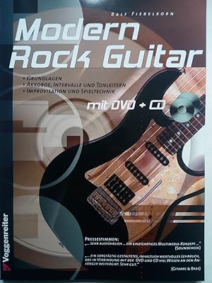 Bild des Verkufers fr Modern Rock Guitar : Grundlagen, Akkorde, Intervalle und Tonleitern, Improvisation und Spieltechnik mit DVD + CD zum Verkauf von Versandantiquariat Jena