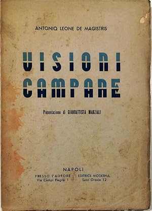 Seller image for Visioni campane for sale by Libreria Tara