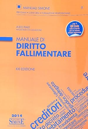 Immagine del venditore per Manuale di diritto fallimentare venduto da Librodifaccia