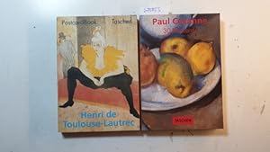 Bild des Verkufers fr Henri de Toulouse-Lautrec + Paul Cezanne (PostcardBooks): 30 Postcards (2 BCHER) zum Verkauf von Gebrauchtbcherlogistik  H.J. Lauterbach