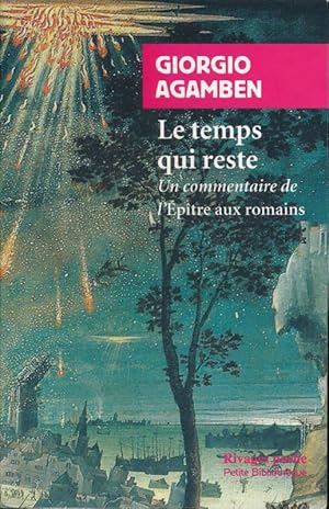 Image du vendeur pour Le temps qui reste. Un commentaire sur l'Eptre aux romains mis en vente par LIBRAIRIE GIL-ARTGIL SARL