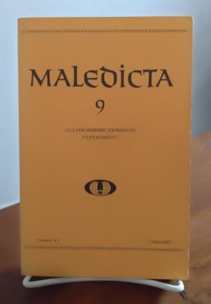 Seller image for Maledicta 9: the International Journal of Verbal Aggression, 1986-1987, Volume IX, the Lillian Mermin Feinsilver Festschrift for sale by Structure, Verses, Agency  Books