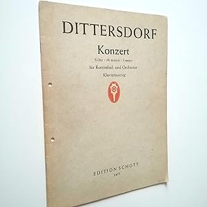 Immagine del venditore per Dittersdorf: Konzert E-Dur / Mi majeur / E major fr Kontrabass und Orchester Klavierauszug (Partitura) venduto da MAUTALOS LIBRERA