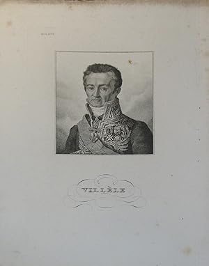 Stahlstich Jean-Baptiste de Villele (1773-1854),