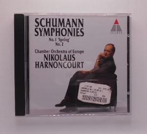 Imagen del vendedor de Schumann Symphonies No 1 " Spring" und No 2 [CD]. Chamber Orchestra of Europe - Nikolaus Harnoncourt. a la venta por KULTur-Antiquariat