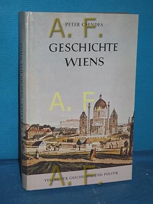 Bild des Verkufers fr Geschichte Wiens zum Verkauf von Antiquarische Fundgrube e.U.