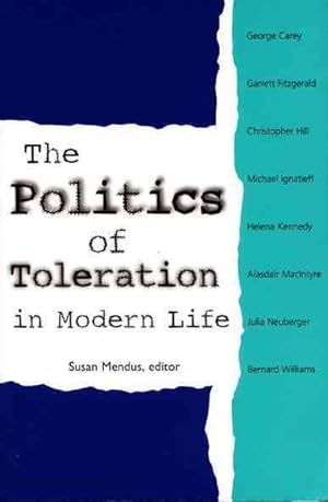 Seller image for Politics of Toleration in Modern Life for sale by GreatBookPricesUK