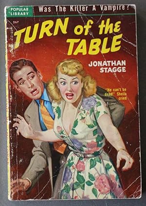 Seller image for TURN OF THE TABLE (aka Funeral for Five) (1950; Popular Library #267; A Dr. Hugh Cavendish Westlake Mystery #4); VAMPIRE or WEREWOLF? for sale by Comic World