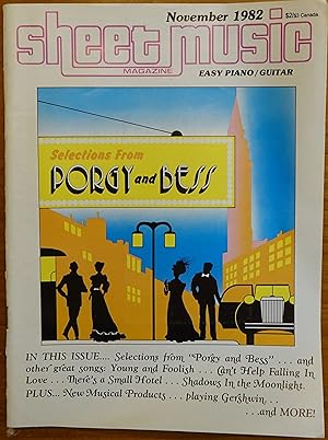 Sheet Music Magazine: November 1982 Volume 6, Number 8 (Easy Piano/Guitar)