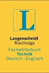 Bild des Verkufers fr Langenscheidts Fachwrterbuch, Fachwrterbuch Technik, Deutsch-Englisch. zum Verkauf von Antiquariat Bookfarm