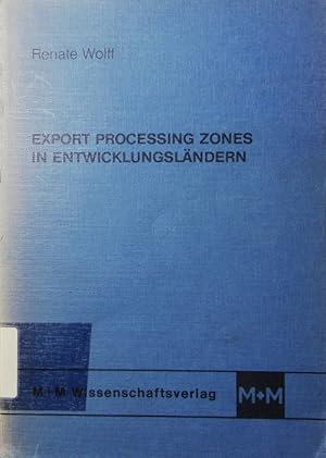 Seller image for Export processing zones in Entwicklungslaendern. for sale by Antiquariat Bookfarm