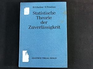 Immagine del venditore per Statistische Theorie der Zuverlssigkeit : wahrscheinlichkeitstheoret. Modelle. Mathematische Lehrbu?cher und Monographien II. Abteilung. venduto da Antiquariat Bookfarm