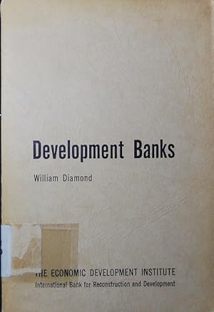 Imagen del vendedor de Development banks. a la venta por Antiquariat Bookfarm