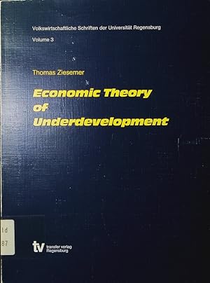 Bild des Verkufers fr Economic theory of underdevelopment. zum Verkauf von Antiquariat Bookfarm