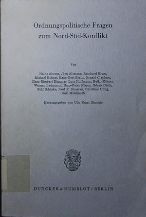 Seller image for Ordnungspolitische Fragen zum Nord-Sd-Konflikt. for sale by Antiquariat Bookfarm