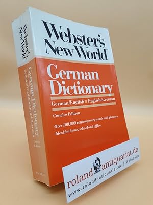 Bild des Verkufers fr Webster's New World German Dictionary, Concise Edition zum Verkauf von Roland Antiquariat UG haftungsbeschrnkt