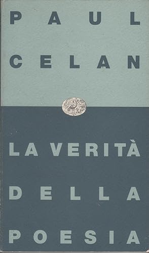 Immagine del venditore per La verit della poesia. Il meridiano e altre prose - Paul Celan venduto da libreria biblos