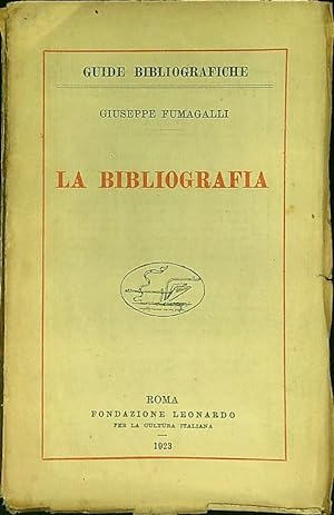 Bild des Verkufers fr La bibliografia zum Verkauf von Librodifaccia