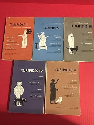 Imagen del vendedor de Euripides I, II , III, IV, V Alcestis, Medea, The Children of Heracles, Hippolytus; The Cyclops and Heracles, Iphigenia in Tauris, Helen; Hecuba, Andromache, The Trojan Women, Ion; Rhesus, The Suppliant Women, Orestes, Iphigenia in Aulis; Electra, The Phoenician Women, The Bacchae. 5 volumes a la venta por COVENANT HERITAGE LIBRIS