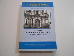 Seller image for Snodos de Mrida y Maracaibo de 1817,1819 y 1822. Introduccin y edicin crtica de Fernando Campo del Pozo. for sale by Librera Camino Bulnes