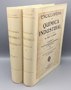 Bild des Verk�ufers f�r Enciclopedia de Qu�mica Industrial. Secci�n VI: Productos agr�colas, alimenticios y medicinales. Tomo X: A-D; Tomo XI: E-Z. (2 tomos) zum Verkauf von Els llibres de la Vallrovira