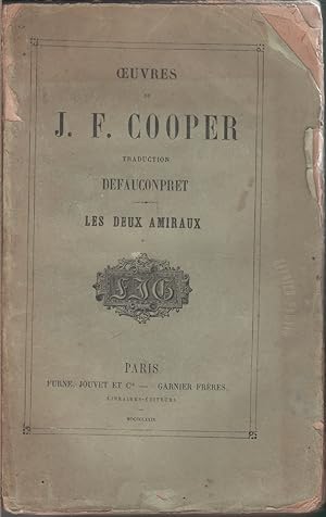 Image du vendeur pour Les deux amiraux - James Fenimore Cooper mis en vente par libreria biblos